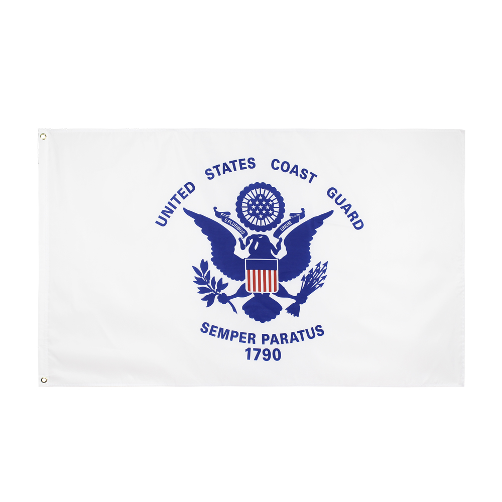 

United States of American Military USCG Coast Guard Flag Hotsales Direct Factory Hanging 3x5ft Polyester