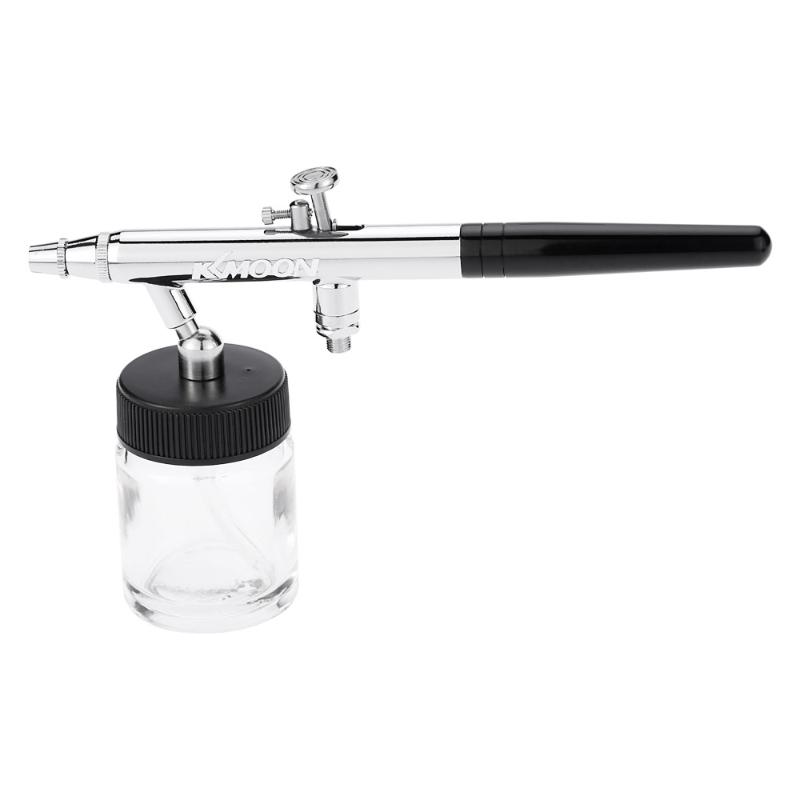 

Siphon Feed Dual Action Airbrush 0.35mm Air brush Kit Spray Gun aerografo for Makeup Cake Art Painting Tattoo Manicure