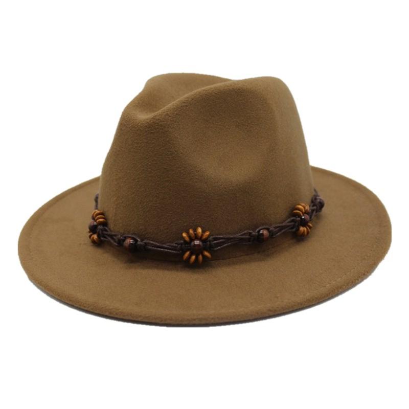 

Men Women Fedora Hat Dance Party Hat For Gentleman Elegant Lady Retro Trilby Size 56-58CM, Black