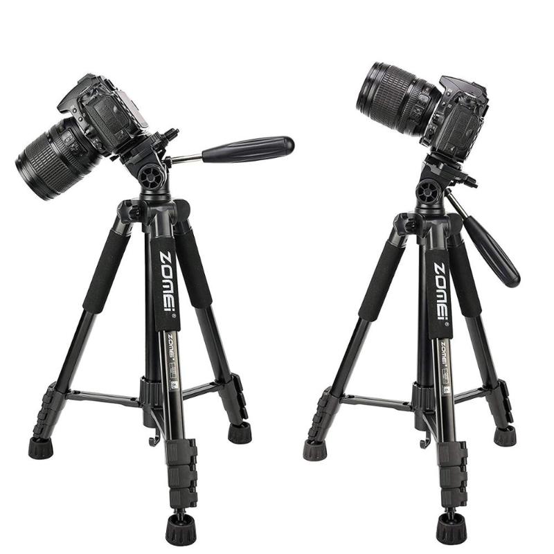 

ZOMEI Q222 Camera Tripod Tripode Stative Flexible Photographic tripode Monopod Travel Stand for Smartphone Camera DSLR Projector