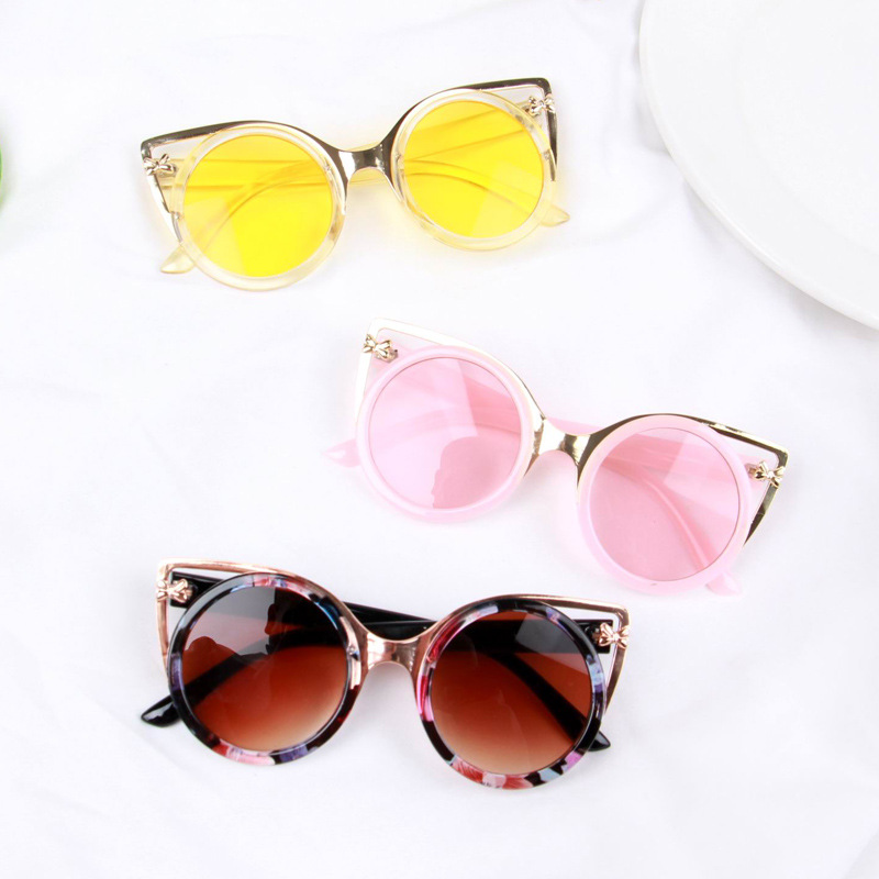 

Cute Baby Round Frame Girls Sunglasses Children's Sunglasses Fashion Korean Big Frame Boys Glasses Kids Glasses Tide UV400 Lens