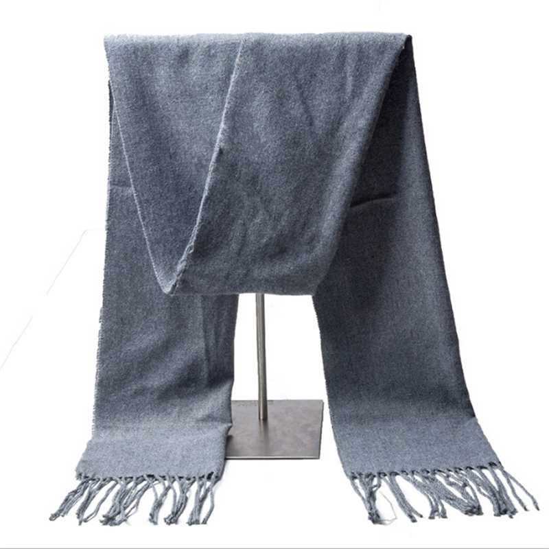 

2020 Autumn Winter New Hot Men's Korean Business Casual Warm Scarf Cotton Bufanda Cachecol Cashmere Neck Gaiter Szalik Zimowy