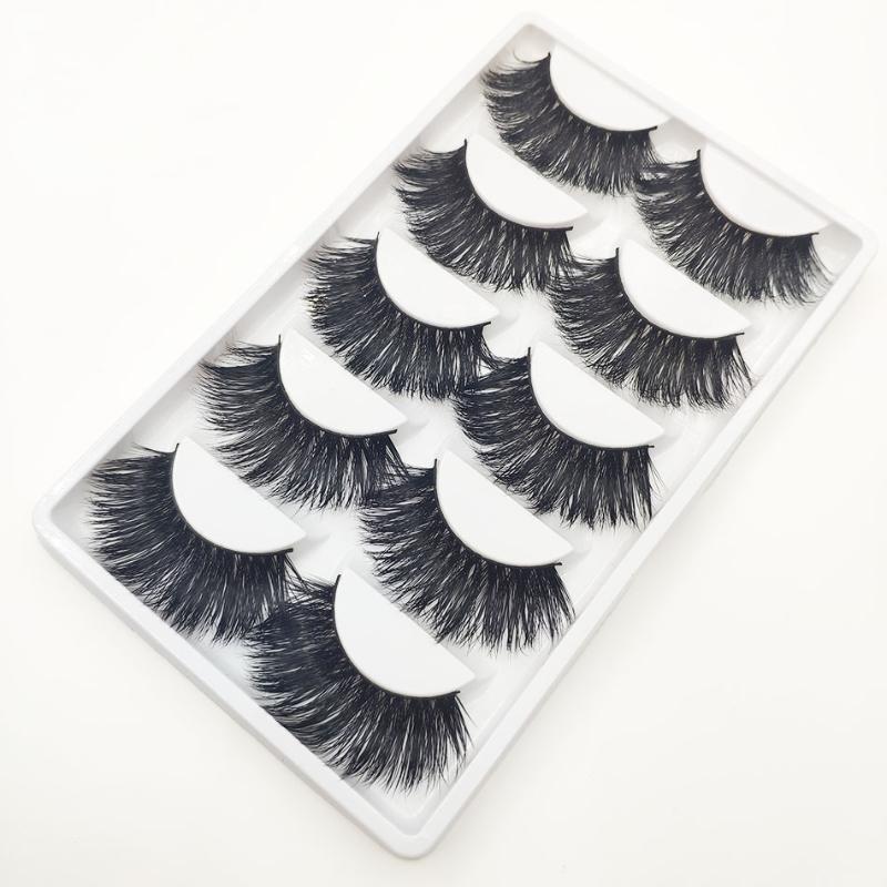 

3D Mink Natural False Eyelashes Handmade Long Thick Natural Fake Eye Lashes Extend cilios postiÇos