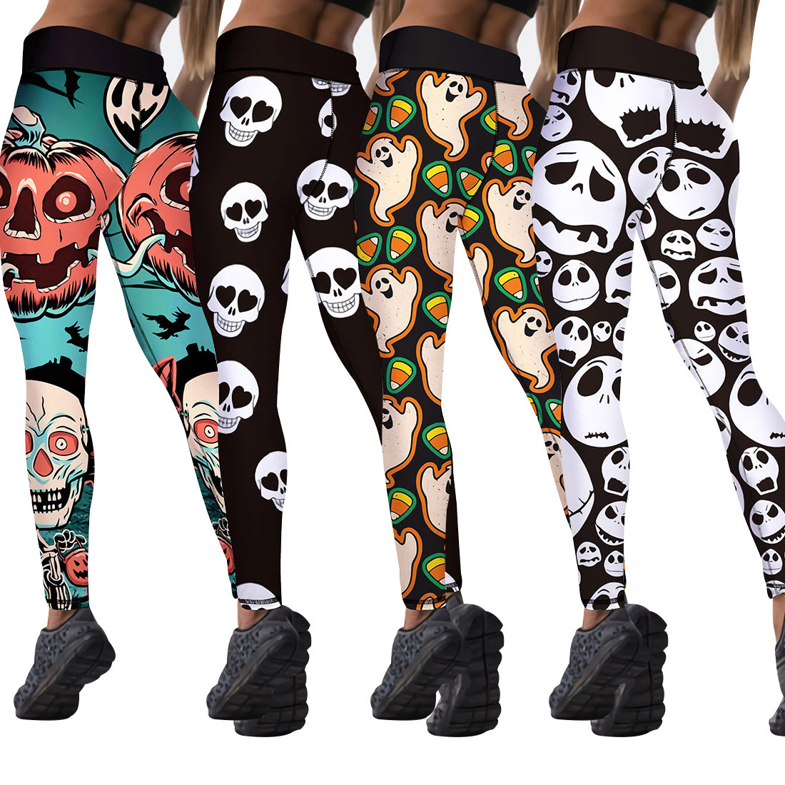 cheap skull leggings