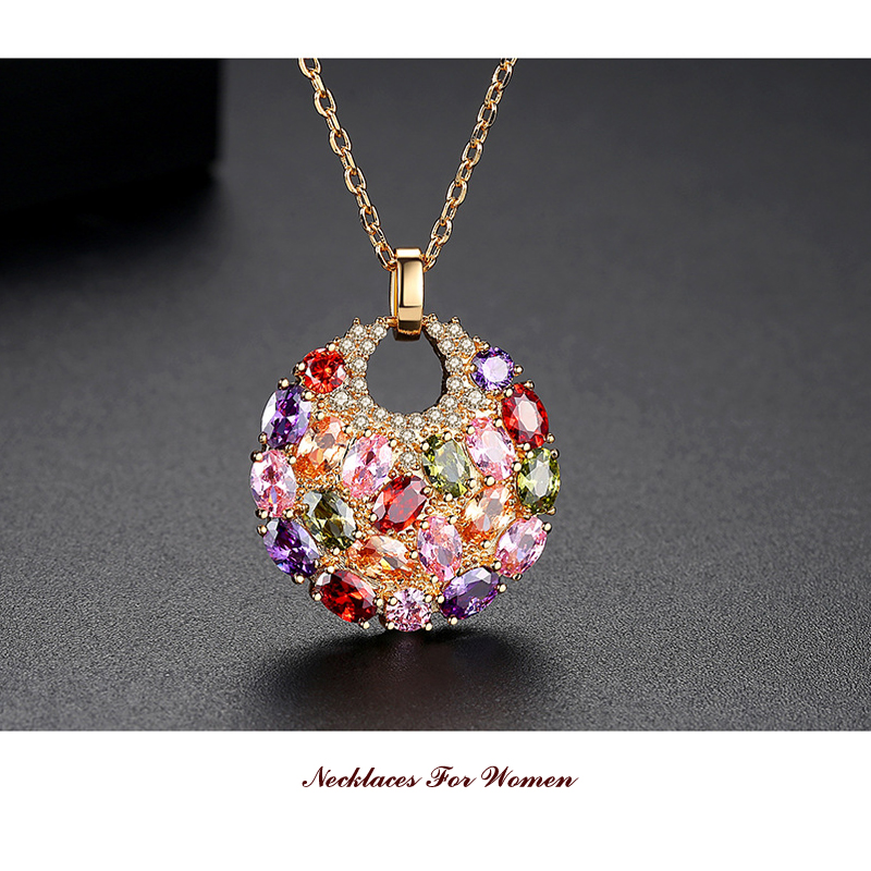 

Necklaces for women Fashion Jewellery Zircon pendants Fine Jewelry Unique Hyperbole Hiphop Rock Resizable