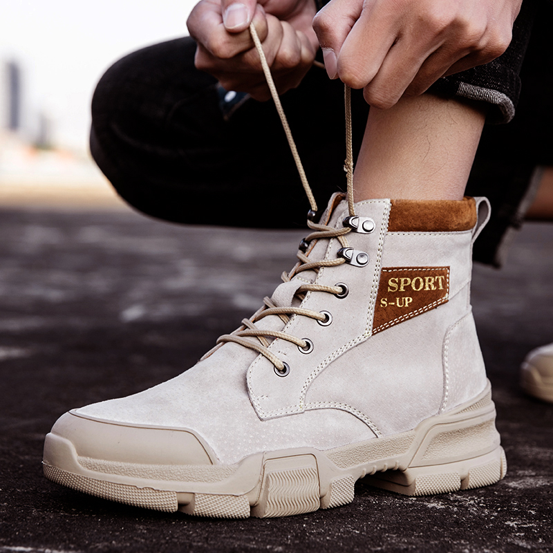 

New Super Warm Men Winter Boots for Men Men's boots Warm snow Shoes 2020 New Men's Ankle Snow Boot 38-44, Black