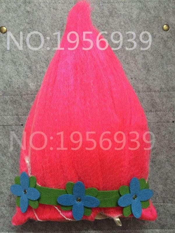 

Trolls Dress Cosplay Wig+Headband Trolls Wigs Poppy Dress 2020 Hot Girls Party Cosplay Size 110-150 High Quality