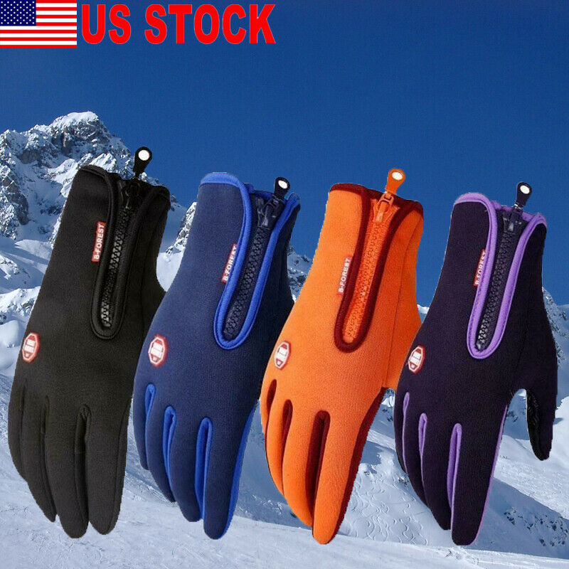

Men Women Unisex Touch Screen Waterproof Outdoor Driving Gloves Winter Windproof