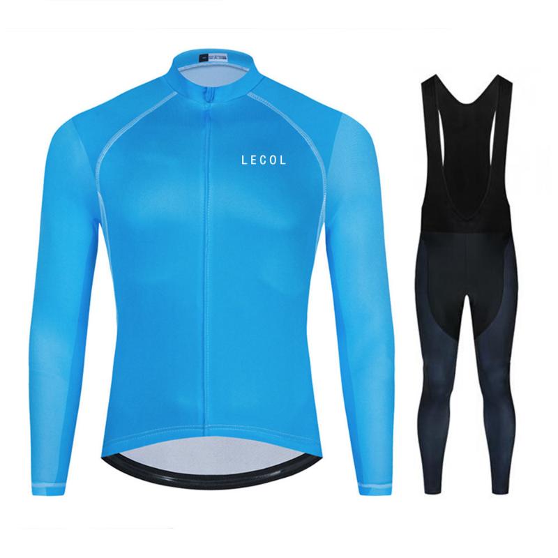 

2020 Breathable Long Sleeve Cycling Set Mountain Bike Clothing Autumn Bicycle Jerseys Clothes Maillot Ropa Ciclismo, Red