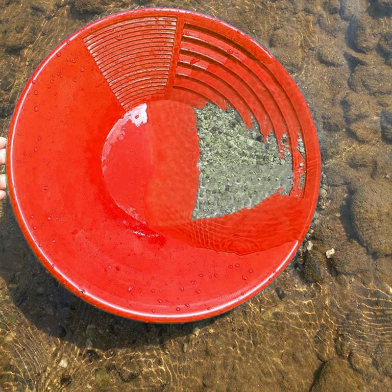 

15" Metal Detector Gold Rush Prospecting Classifier Pan Mining Dredging Prospecting River Tool Wash Gold Panning Equipment