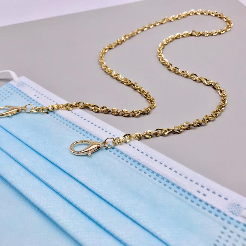

2020 New Gold Chain Mask Rope Simple Casual Mask Accessories 50cm strap necklace sunglasses chain Jewelry