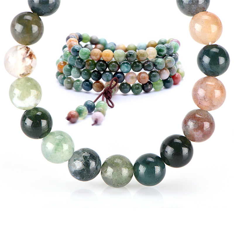 

Prayer Tibetan 6mm India Buddhist Beads DIY Bless Lucky Bracelet Necklace