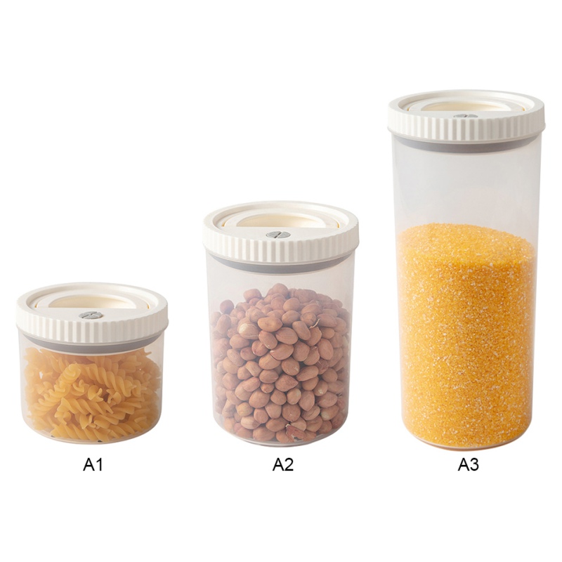 

1PC Plastic Storage Kitchen Container Grain Snack Box Sealed Coffee Sugar Storage Tank Plastic Japan Style 2