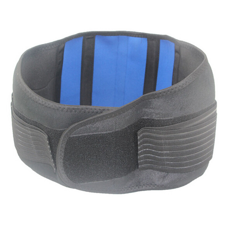 

Practical men's Waist Support Adjustable Rubber Double Traction Waist Support Lower Elastic Back Belt, As pic