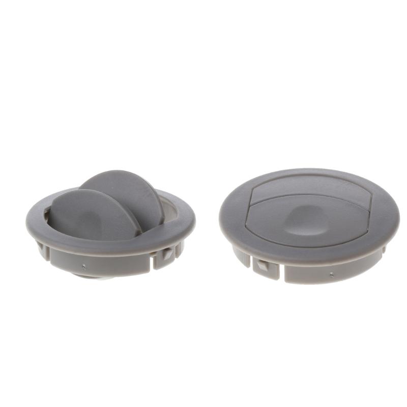 

2 Pieces Universal Side Roof Round Ceiling A/C Air Conditioning Air Vent Outlet Rotating Open Close