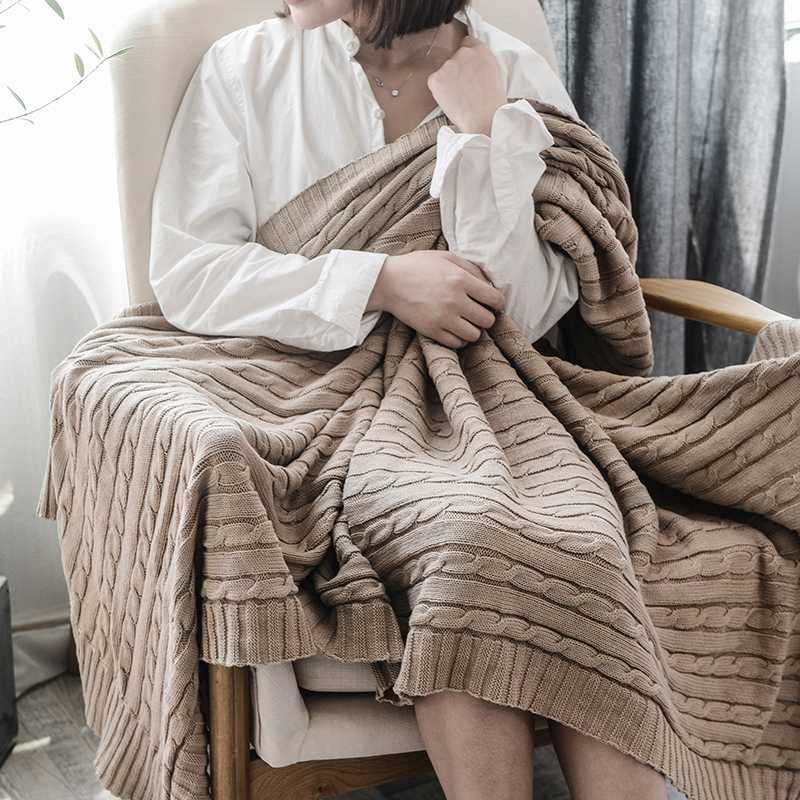 

Air condition double size cotton blanket , acrylic comforter ,wearable blanket , office nap