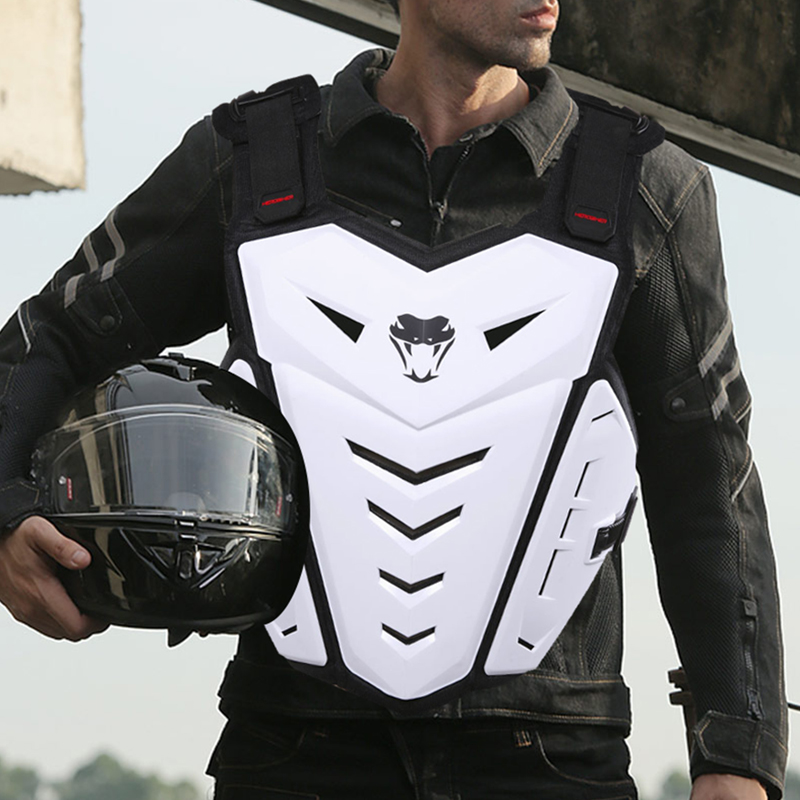 

HEROBIKER Motorcycle Body Armor Motorcycle Jacket Motocross Moto Vest Back Chest Protector Off-Road Dirt Bike Protective Gear