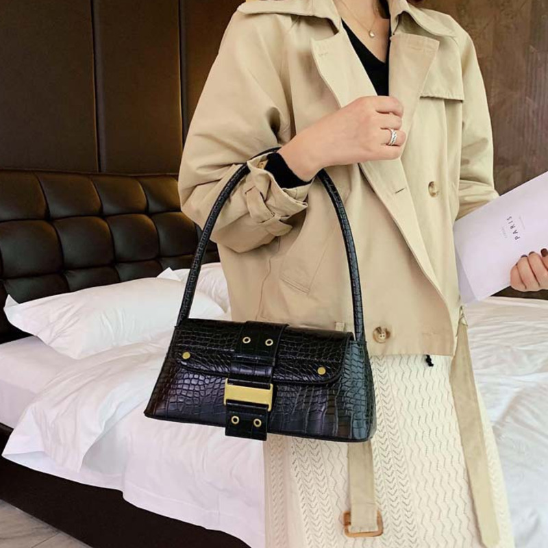 

Female Alligator Pu Leather Crossbody Bags For Women 2020 Solid Shoulder Messenger Bag Ladies Hand Sling Luxury Handbag Designer, Ym-2013yellow
