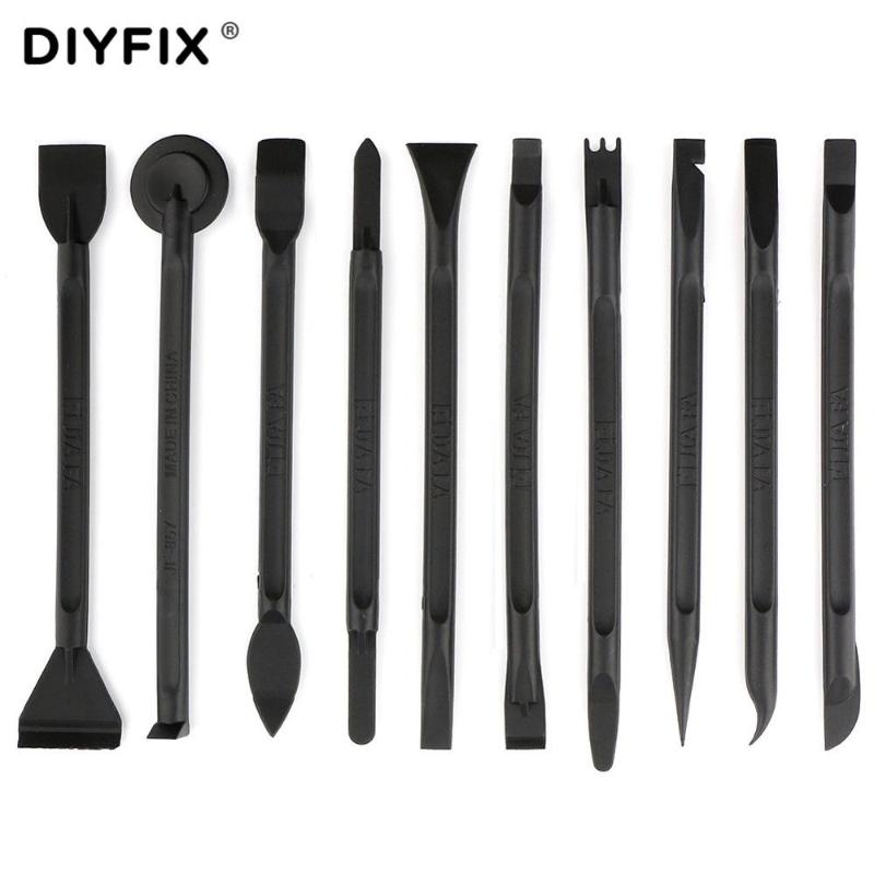 

DIYFIX 10Pcs Plastic Crowbar Pry Tool For Samsung Huawei Mobile Phone Screen Disassembly Spudger Opening Tools Repair Kit