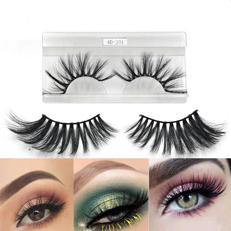 

1 Pair Eyelashes Mink Eyelashes Thick Natural Long False High Quality Mink Lashes Soft Dramatic Lashes Extension Tool