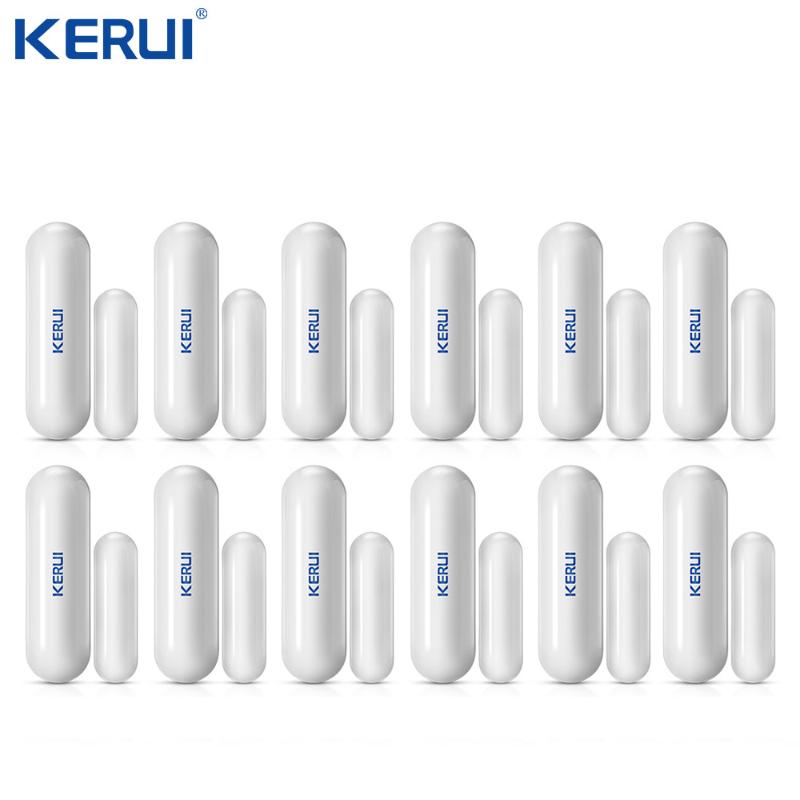 

Wholesales 12pcs D026 Kerui Wireless Door window Gap Sensor Anti-tamper For Wifi GSM Alarm System Alarm Accessory Illegal Arm