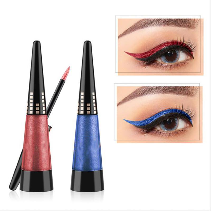 

Waterproof Pencil Long Lasting Shiny Pearly Eyeliner Beauty Make Up Tool No Smudging Smooth Eyeliner 6 colors, 01