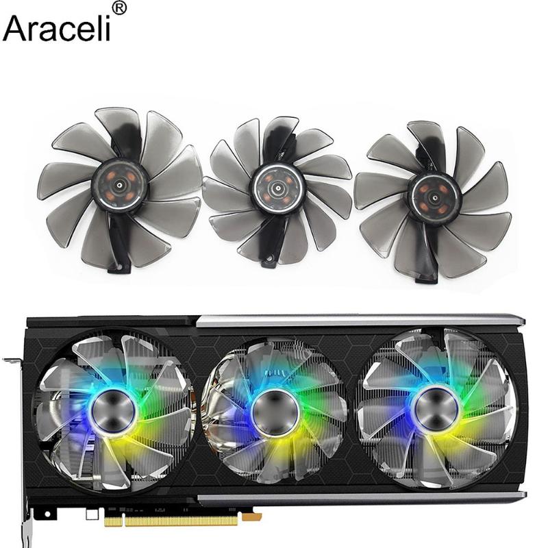 

FD10015M12D FDC10H12D9-C RX5700 ARGB Cooler Fan for Sapphire RX 5700 XT 8GB NITRO+ Special Edition Video Card Cooling Fan