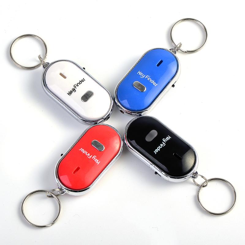 

Wireless whistle key finder electronic anti-theft stainless steel plastic finder key chain anti-lost device