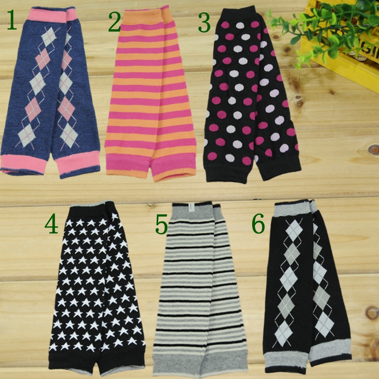 

Baby girl Children boy Christmas rhombus striped polka dot leggings infant Adult Arm warmers 6Pairs/lot, 6styles for choose