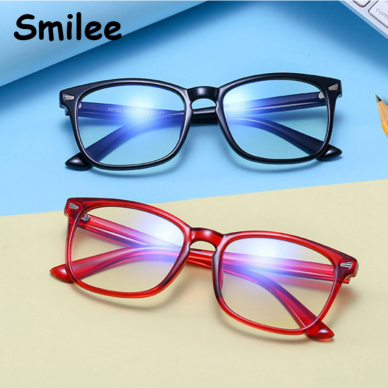 

Anti blue Light Kids Glasses Children Square Optical Frame Eyeware Boy Girls Square Computer Transparent Eyeglasses UV400