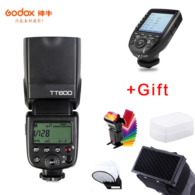 

Godox600 GN60 HSS 1/8000s Camera Flash Speedlite+2.4G Wireless Xpro-F Transmitter For Fuji XT-30 XT20 XT3 X-H1 GFX50R X-T2