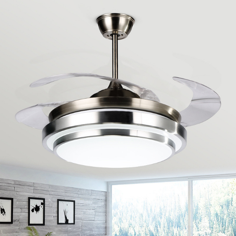 

Modern Simple Ceiling Fan Light ABS fan blade acrylic LED 110v / 220v 36/42 inches for remote control of living room lighting