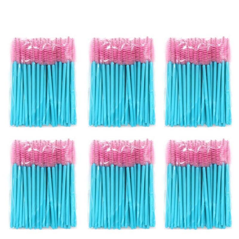 

1000pcs Blue Eyelash brushes Makeup brushes Disposable Mascara Wands Applicator Spoolers Professional Eye Lashes Cosmetic Brush