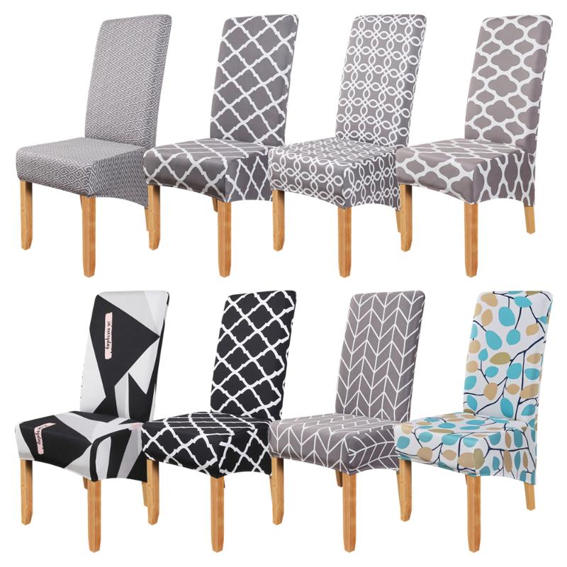 

Elastic Dining Chair Cover Stretch Slipcovers Protector -Dust Home Furniture Decor 1/2/4/6PCS