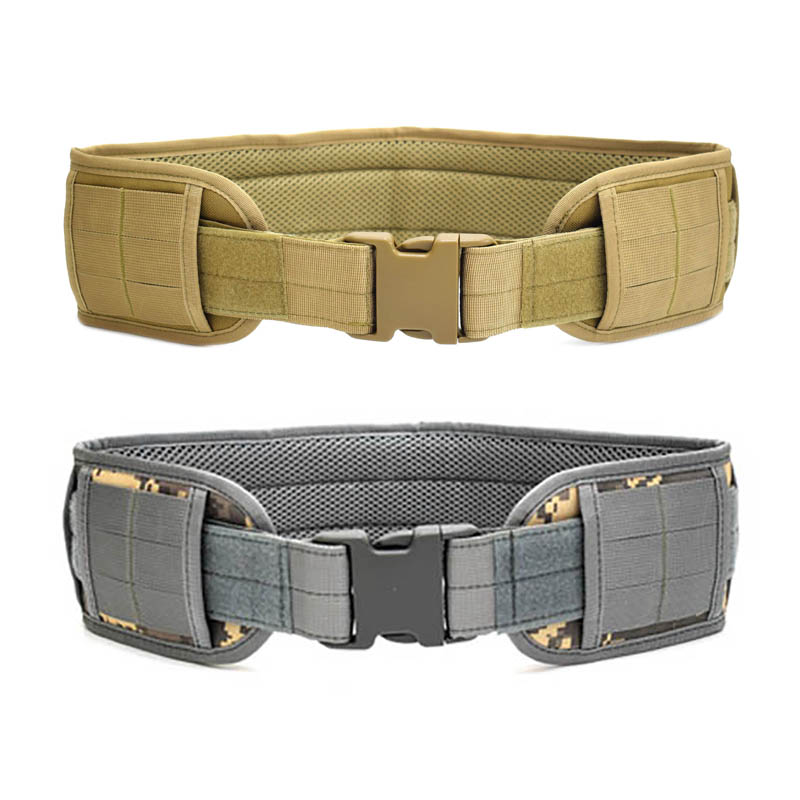 

Men's Waist Belt Outer Waist Belt Padded CS Multi-Use Equipment Wide Belts New, Brown