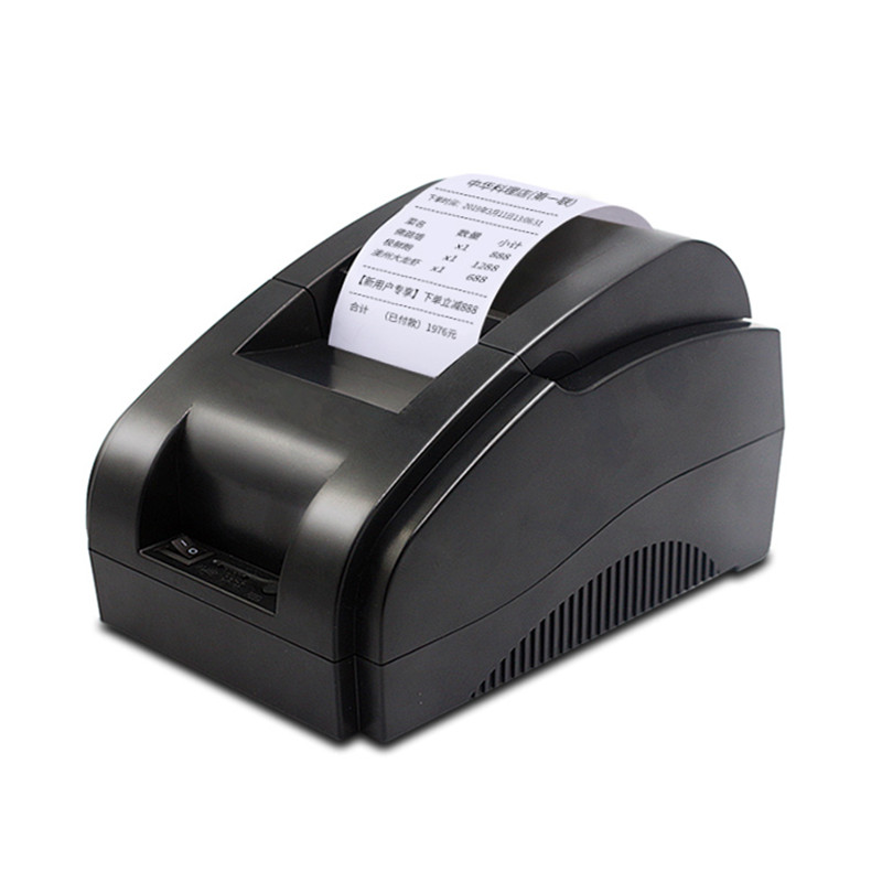

New Bluetooth thermal receipt printer 58mm takeaway order supermarket retail checkout payment receipt computer USB printer
