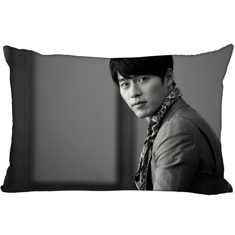 

Hot KPOP Hyun Bin Kim Tae Pyeong Pillowcase Decorative PillowCover Zipper Pillowcases Satin Custom your image more size Pillow Case