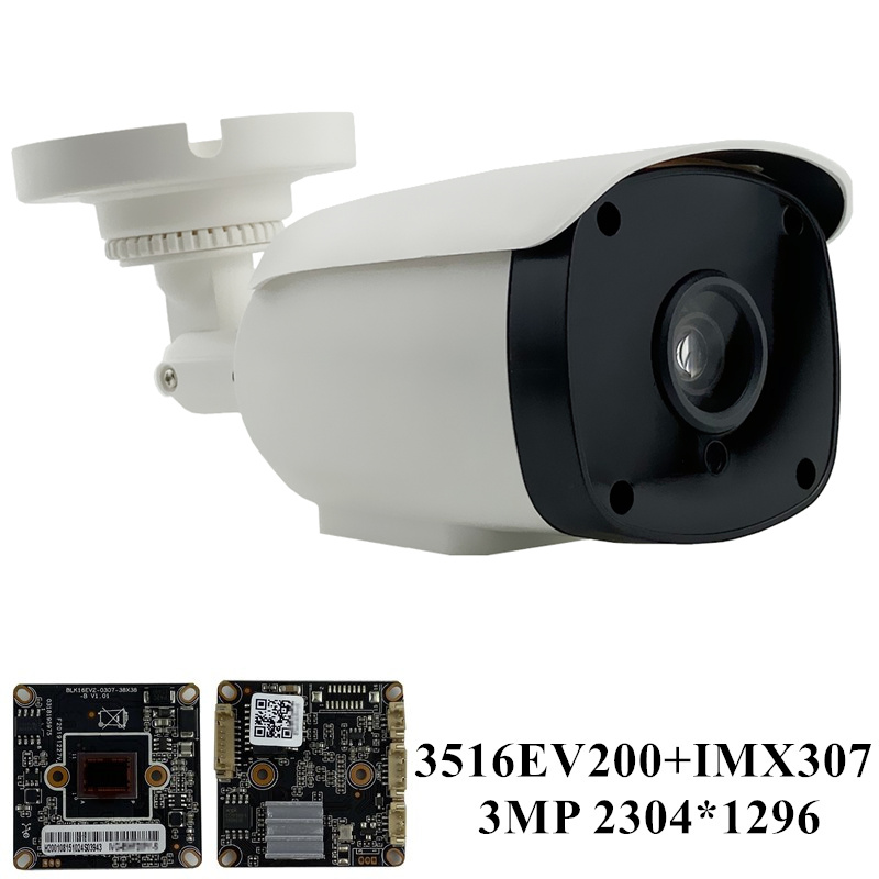 

2MP Sony IMX307+3516EV200 IP Camera 6 LEDs 1080P 25FPS H.265 Onvif IRC Audio 48V PoE Motion Detection CMS XMEYE RTSP