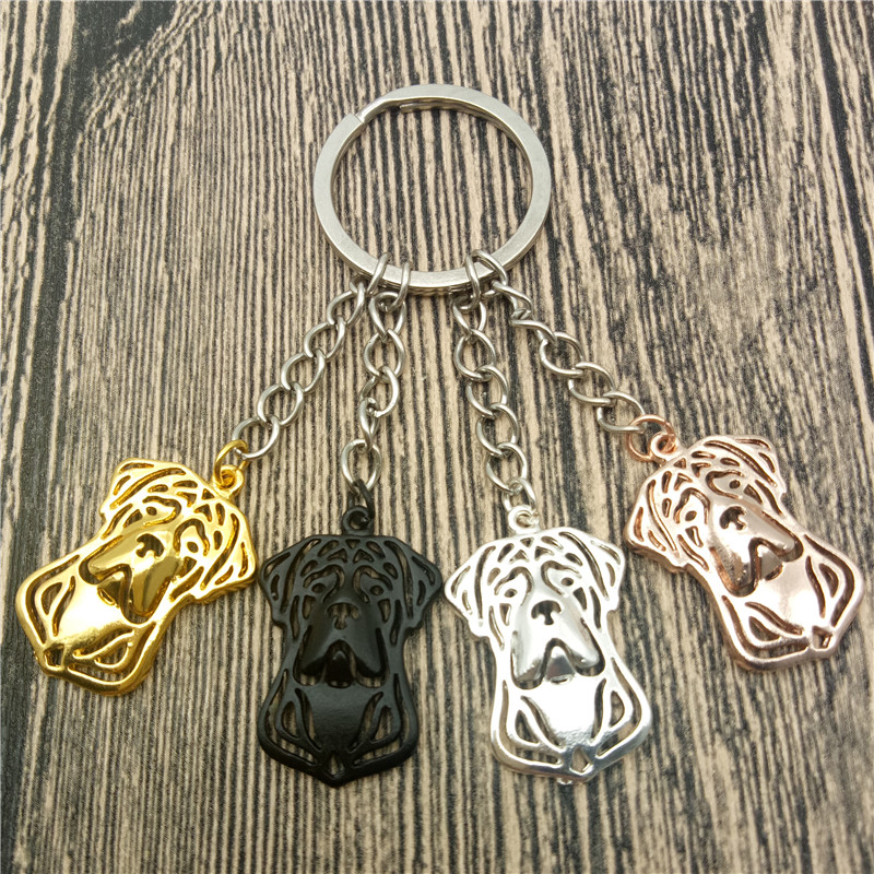 

Cane Corso Key Chains Fashion Pet Dog Jewellery Cane Corso Car Keychain Bag Keyring For Women Men
