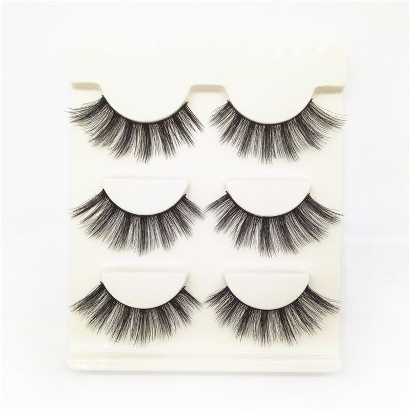

2020 New 3 Style lashe Thick Volume 3D False Eyelashes Long Fake Eyelash Beauty Makeup Tools Multi-layer 3D Stereo Eye Lashes