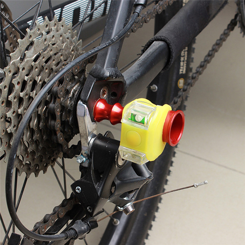 

Bike Headlight Lamp Holder Wheel Quick Release Rear Derailleur Protector Bicycle Lights