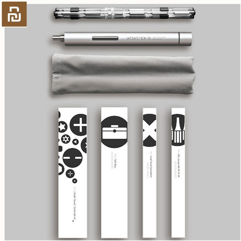 

Wowstick 1P+ Electric Screwdriver Set Magnetizer Double power Precision Cordless Power Screwdriver Easy To Operate