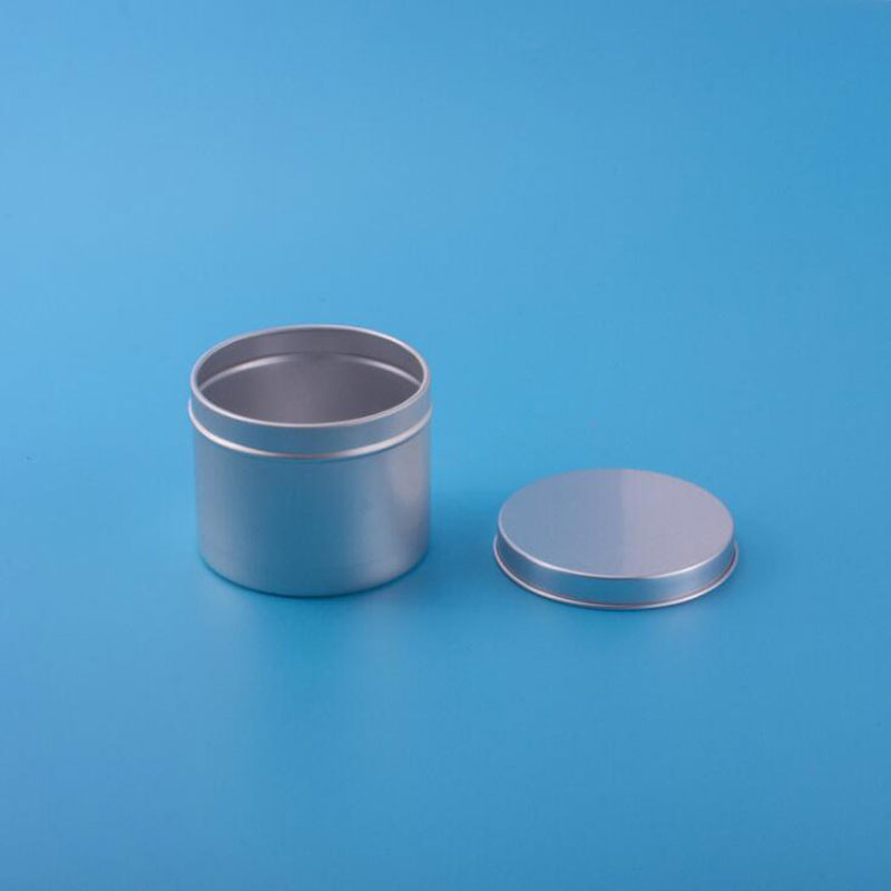 

180ml Ceam ContainerNail Art Makeup Lip Gloss Makeup Tool Metal Aluminum Round Tin Box Lightweight Round 20pcs/lot