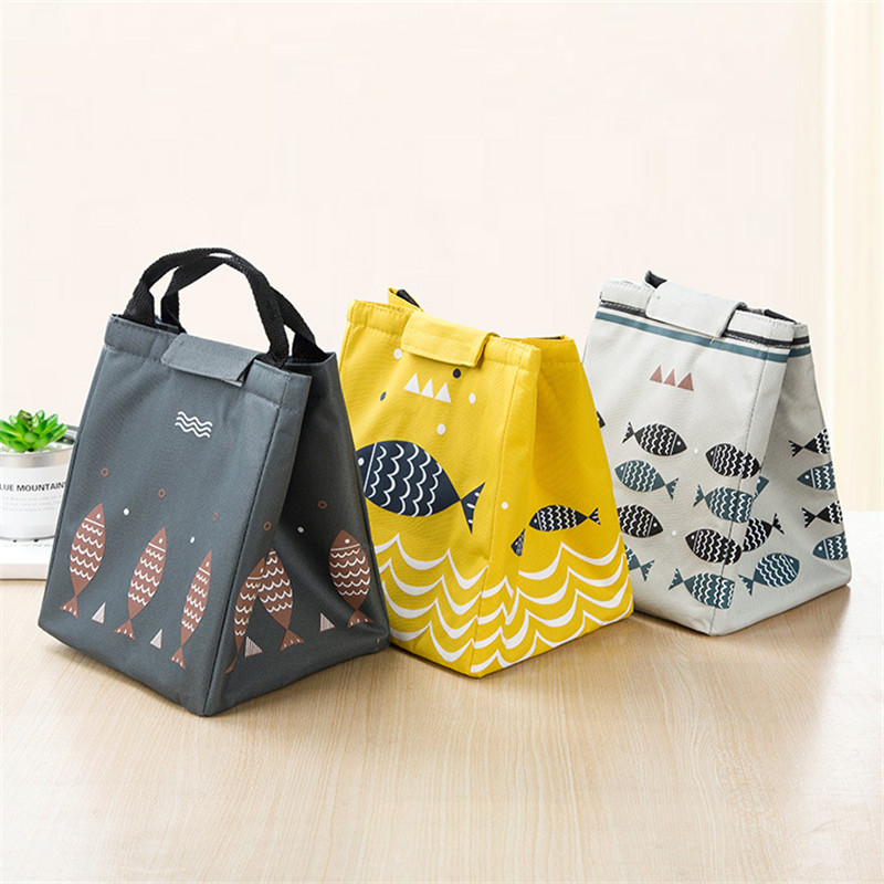 

2020 New Lunch Bag For Women Funny Cartoon Kids Bento Cooler Bags Thermal Breakfast Food Box Portable Picnic Travel, Mixed batch please note