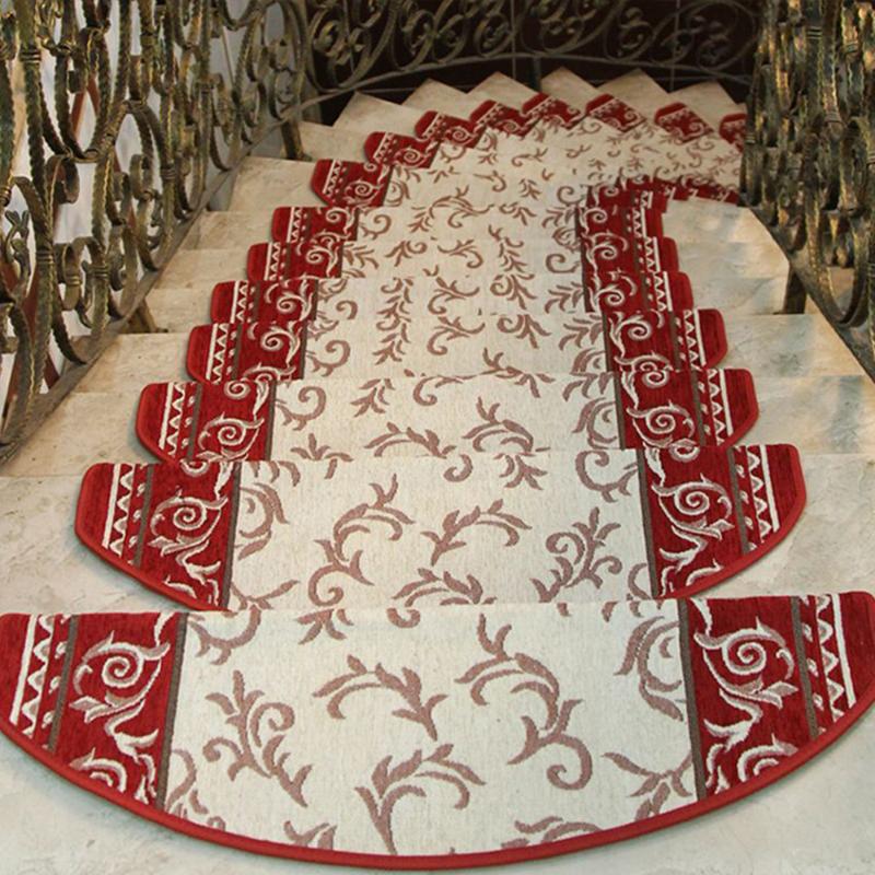

Non-slip Staircase Carpet Staircase Carpet Door Mat Steps Runners Stair Mats Decorative Self-adhesive Mat