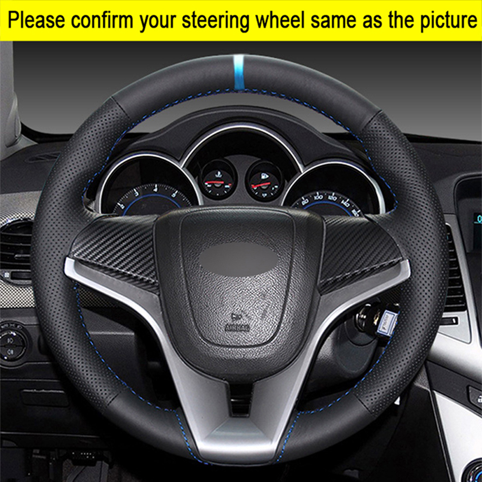 Car Steering Wheel Cover For Chevrolet Cruze 2014 2009 Aveo 2014 2011
