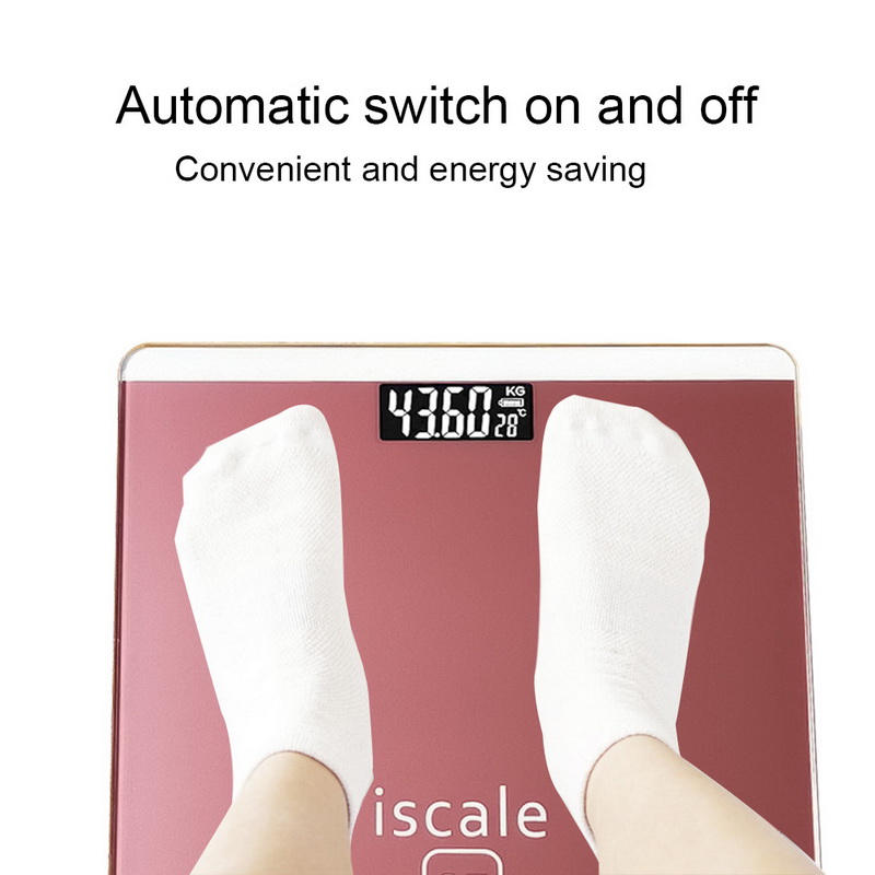 

Household Weighing Scale LED Digital Household weight scale health 26cm electronic with temperature measurement Hot