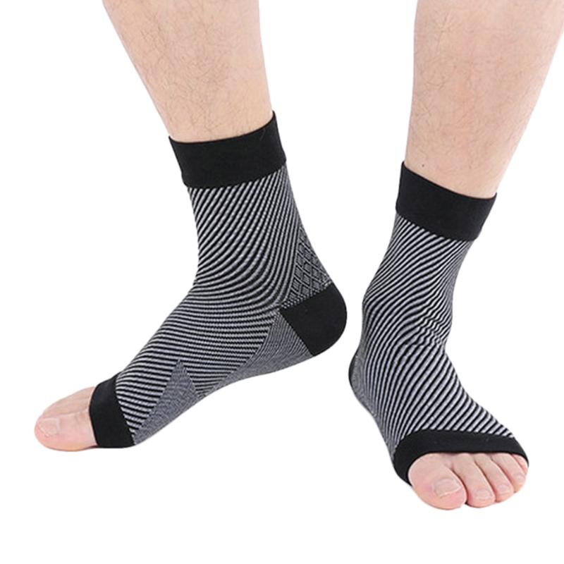 

Unisex Plantar Fasciitis Compression Elastic Socks Sleeve Ankle Pain Relief Outdoor Sport Relieves Pain Running, White