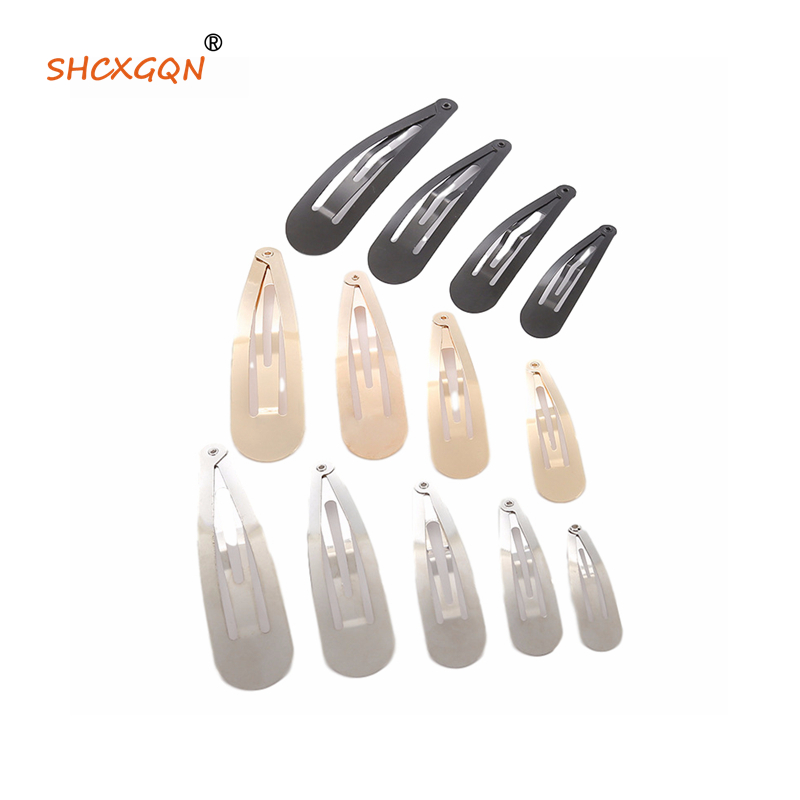

DIY High Quality Hairpin Metal Hairgrip Girls Snap Hair Clips for Children Baby Hair Accessories Women Barrettes Clip Pins AC114