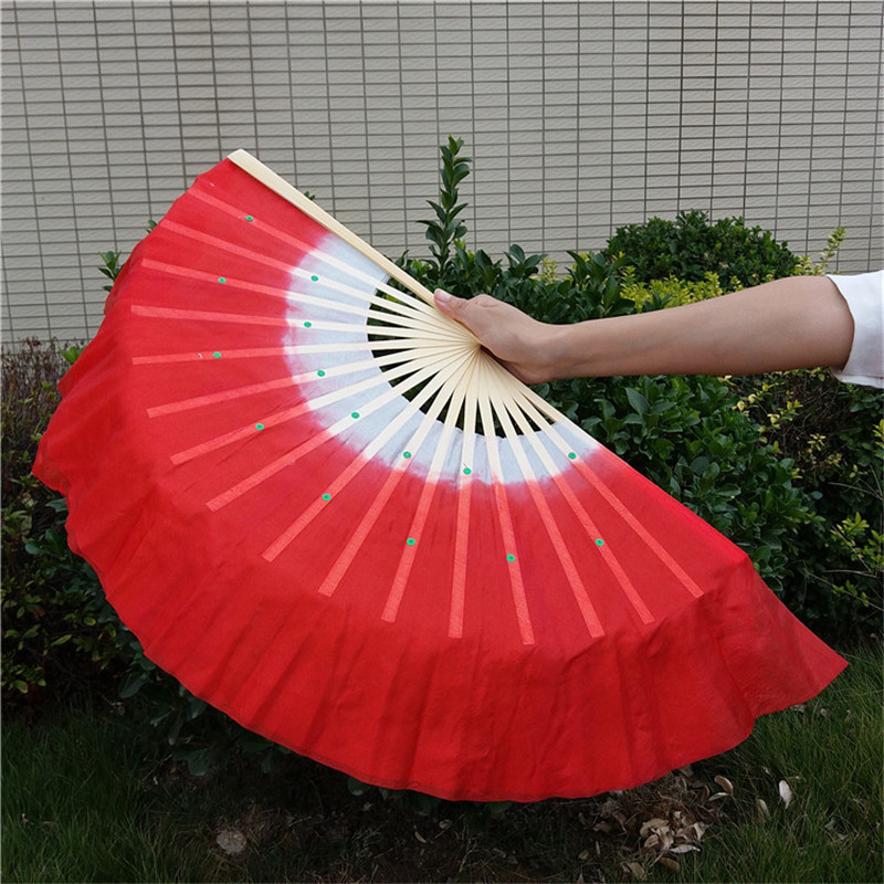 

100pcs/lot Free Shipping New Arrival Chinese dance fan silk veil 5 colors available For Wedding Party favor gift